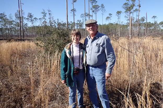 Rick and Susan Webb at Kisatchie Natl Forest Feb 2022
